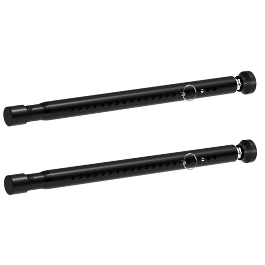 Sliding Door Security Bar Inside 2 Pack Adjustable 18 to 51 Inch Window Security Bar Interior Black Window Locks Security up and Down Window Bars Security Extendable