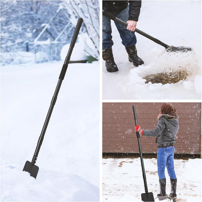 Snow Shovel, Ice Scraper, 54 inch Snow Ice Chopper for Walkway,Ice Removal Tool for Road Outdoor Garden Cleaning Scraper,